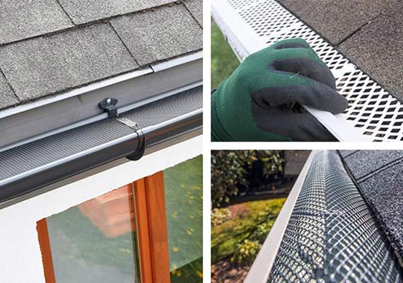 Various types of gutter guards