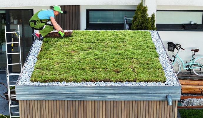 installing green roof professionally