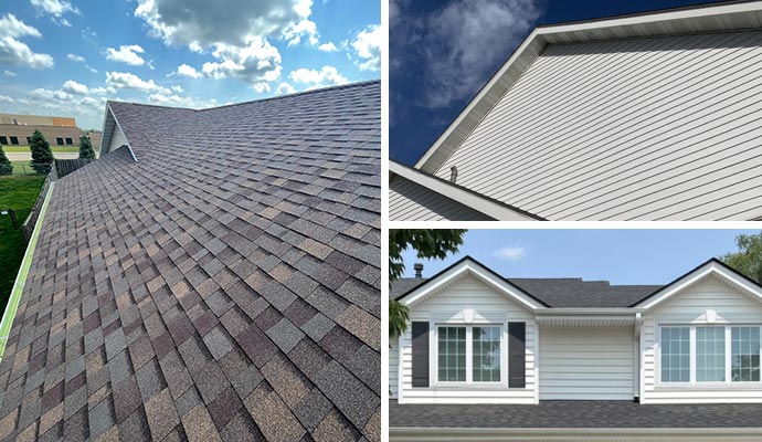 roofing, siding and window repair in North Liberty