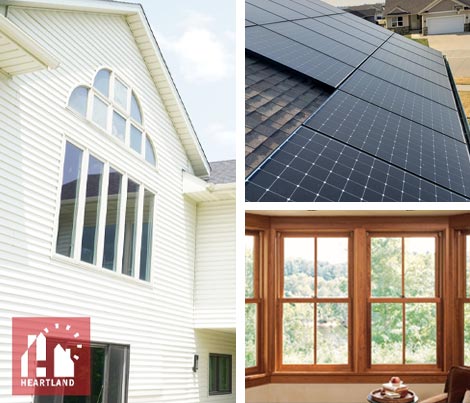 solar panel installation and window replacement