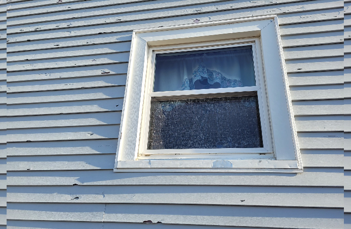 Storm Damage Restoration In A Window